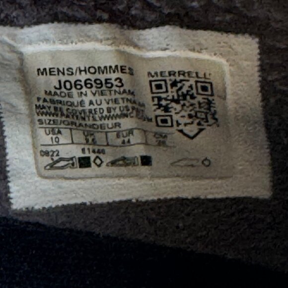 Merrell Mens Nova Size10 Sneaker Moc Slip On Shoes Black Waterproof Vibram Sole - Picture 3 of 12